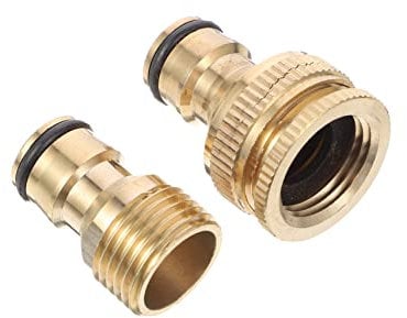 FONDOTIN 1 Set Faucet to Hose Quick Connect Adapter Set Durable Sink Hose Attachment for Portable Dishwasher Easy Installation Leak Design