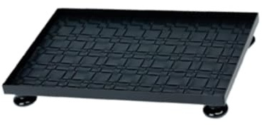 Vanity Tray Dish with Wooden Legs Serving Tray for Dresser Guest Room Events Small