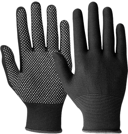 Elnwnnkc Rutschfeste, fettbeständige Schutzhandschuhe für Hochtemperatur-Kochen, Backen und Grillen, mit verbesserten, 1 Paar Verbrühungsschutz-Kochhandschuhen