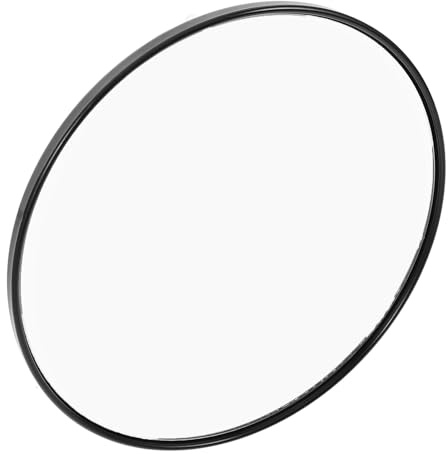 TOPPERFUN Espejo Cosmético Redondo con Aumento 20x y Ventosa sin Clavos, Espejo Pequeño de Plástico y Vidrio para Maquillaje en Dormitorio y Sala