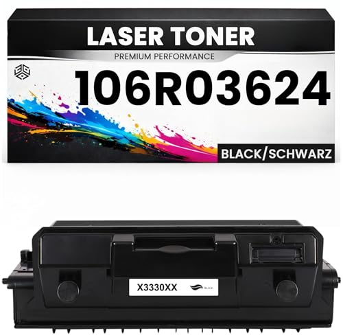 Toner 106R03624 für Xerox kompatibel Schwarz hochwertige Premium Alternative für Xerox Phaser 3330, Xerox WorkCentre 3335, 3345