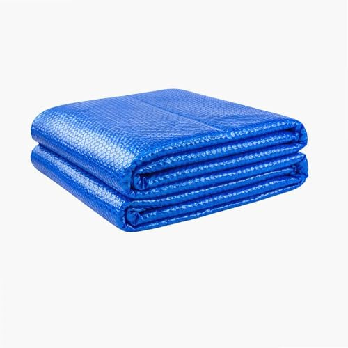 WERKA PRO Bâche à Bulles Solaire 400 Micron - Traitement Anti-UV - Oeillets Inoxydables Ø 12 mm - pour Piscine Rectangulaire 3 x 7 m - Bleu 2,95 x 6,95 m - Couverture Hivernage