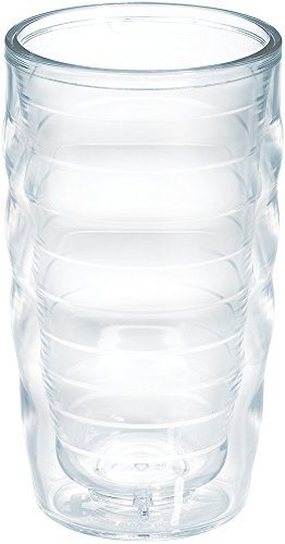 Tervis Clear Colorful Tabletop Made in USA Double Walled Insulated Tumbler, Plastic | Made in USA, Double-wall Insulated, Shatterproof, BPA-Free, Dishwasher Safe, Fits Most Cupholders, Gifts under $20