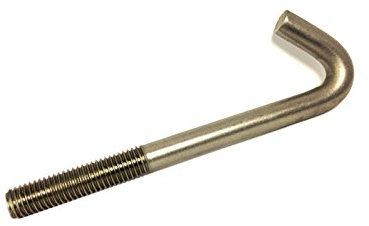M8 x 120 mm T316 Stainless Steel Hook Bolt Pack Size : 1