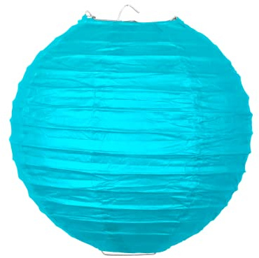 Skylantern Original 1808 Laterne/Lampion aus Papier, Kugel, 20 cm, Türkis