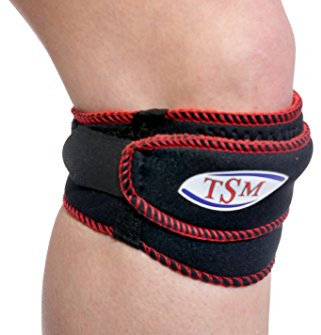 TSM Sportbandage Patellasehnenband Pro, S/M, 2101, Schwarz