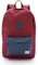 Herschel Heritage Backpack Classics Rucksack, 21 Liter, Windsor Wine/Navy