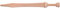 V A H - Stabiles Holz-Römer-Schwert für den Legionär, Gladius Titus - Länge 56cm - [Naturbelassen | Ideal zum Bemalen | Made in Germany]