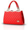 Nicole&Doris Damen Handtaschen Neue Frauen Handtaschen Neue Umhängetasche Lackleder Shell Schultertasche Henkeltaschen Tasche für Frauen rot