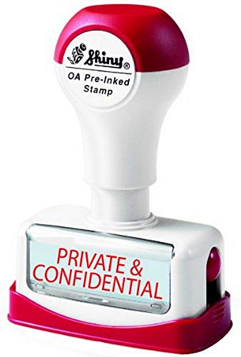 Shiny EN168/NP18 Stempel vorgefärbt PRIVATE & CONFIDENTIAL