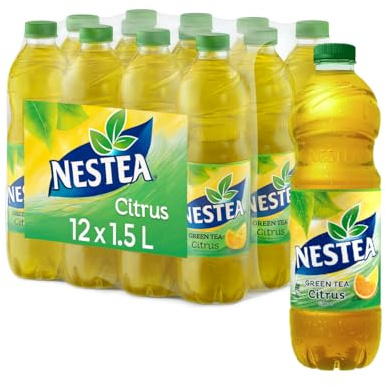 NESTEA Green tea Citrus Multipack - Grüner Tee mit Zitrusgeschmack 12 x 1,5 L (18 Liter)