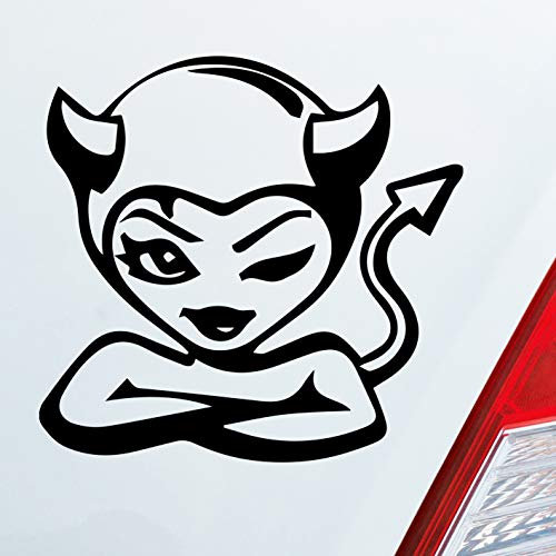 Hellweg Druckerei Teufel Sexy Devil Fun Style Tuning Auto Aufkleber Sticker Heckscheibenaufkleber