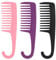 tiopeia 3 Pack Hair Comb Large Wide Tooth Comb Shower Combs Curl Wet Comb for Long, Wet or Curly Hair Detangling