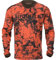 Härkila | Wildboar Pro L/S T-Shirt | Professionelle Jagd Kleidung & Jagd Zubehör für Herren & Damen | Skandinavische Qualität Made to Last | AXIS MSP®Orange Blaze/Shadow Brown, L