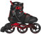 Playlife Inline Skates GT Black 110, Schwarz, Unisex für Herren und Damen, 110mm/80A Rollen, ABEC 7 Kugellager, Art. nr.: 880272