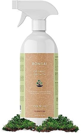 1L Abono Líquido Orgánico para Bonsais - Mejora la Salud, Fuerza del Bonsai y Fertilidad del la Tierra - 100% Natural Fabricado en España - Spray Listo Para Usar