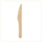 VIRSUS 500 Coltelli in Legno di Betulla, Posate monouso biodegradabili compostabili 100% Naturale, coltello bio lunghezza 16 cm