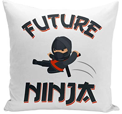 Fabulous Kissen mit Kissenbezug 40x40 cm Future Ninja Kämpfen Japan