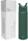 Simple Modern Trinkflasche mit Strohhalm | Wasserflasche Edelstahl Isolierte für den Sport Fitnessstudio | Summit | 650ml | Forest