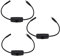 EMSea 3PCS Type-C Male to Female Switch Extension Cable with ON-Off Button Power Switch Cable for Phones Tablets USB Small Desk Lamp/Fan Power Supply 28cm 5V Black