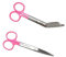 Krankenschwester Scheren Set MIT GRAVUR - Verbandschere Krankenschwester - Krankenschwester Zubehör - Krankenschwester Geschenk - Edelstahl Scharf - Abgerundete Spitze (Rosa)