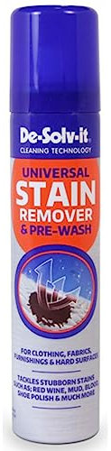 AMK® De-Solv It Universal Stain Remover and Pre-Wash 100ml For Clothing Fabrics Furnishing