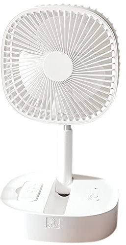 BYCUFF Schreibtischventilator, batteriebetrieben, 7200 mAh, schwenkbar, tragbar, Teleskop-Bodenventilator, ferngesteuert, für den Außenbereich