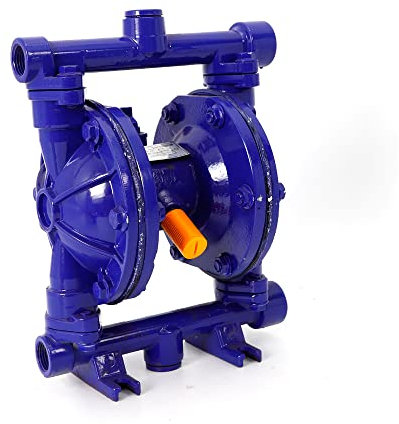 LUNICASHA Druckluftmembranpumpe, Profi Doppelmembranpumpe, Druckluft Doppelmembranpumpe, 12 GPM Membranpumpe, Doppelmembranpumpe für AltöL, Wasser, Frostschutz