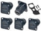 PENGLIN Lot de 5 adaptateurs HDMI de type D femelle encastrable pour panneau HDMI, câble HDMI prise femelle vers femelle 4K 60 Hz 3D et HDR