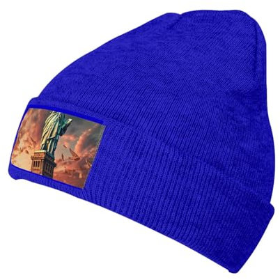 Freiheitsstatue in NYC, Unisex, modische Strickmütze aus Wolle, lässiger Hut für Sport und Outdoor, Freiheitsstatue in Nyc2, Einheitsgr��e
