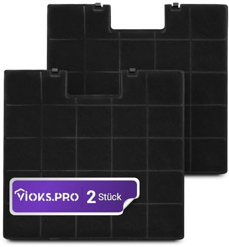 Viоks.pro 2x Active Carbon Filter Extractor Hood 300 x 280 mm Replacement for Gorenje 180177 AH004 Amica KF17134 KH17101 KH17106 Baumann FWK300 Filter for Extractor Hood – Odour Filter Cooker Hood