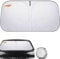 Sonnenschutz Auto frontscheibe kompatibel mit Toyota Wigo 2004-2024,Auto Sonnenschutz frontscheibe windschutzscheibe Sonnenschutz（Silver）