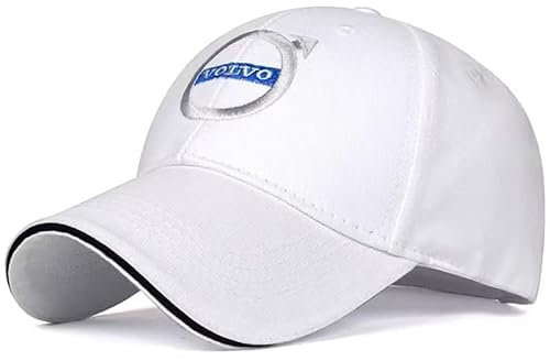 TonBE Für Volvo XC60, Auto Baseballkappe für Herren & Damen, Verstellbare Trucker Cap mit Snapback, UV-Schutz, Rennmotormütze mit besticktem Logo, Outdoor & Straßenstyle,B