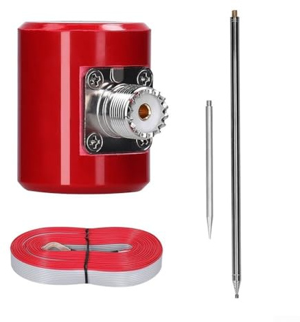 Antenne radio amateur HF 14–30 MHz en acier inoxydable quart d'onde 300 W, puissance nominale télescopique, longueur 5 m, équipement de communication professionnel compatible USDX QRP (1 lot)