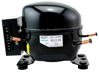 QDZH50G R134a DC 12V Kompressor, 163W Dual Inverter AC Kühlschrankkompressor Kühlschrankteile