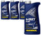 MANNOL 10 W-40 API SL JASO MA2 Lot de 4 Bouteilles d'huile Moteur 4 Temps 1 l
