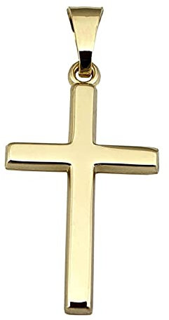 Nicht Zutreffend Kreuz Gold 585 27 mm 14 Karat Anhänger Gelbgold Konfirmation Kommunion günstig