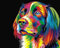 Peinture par Numéros pour Adulte, Kit de peinture à l'huile sur toile Bricolage pour Enfant avec pinceaux Peinture de dessin de Pigment Acrylique 16x20 pouces (Dog)