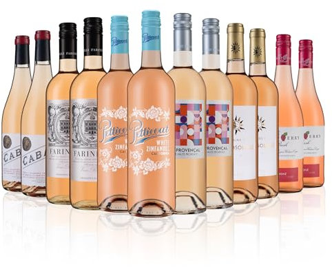Laithwaites Rose Wine Selection - Case of 12 Mixed Bottles (75cl) - Variety of Chilean, French and South African Roses - Includes Lobster Shack Limited Edition Sauvignon Blanc Rose & More