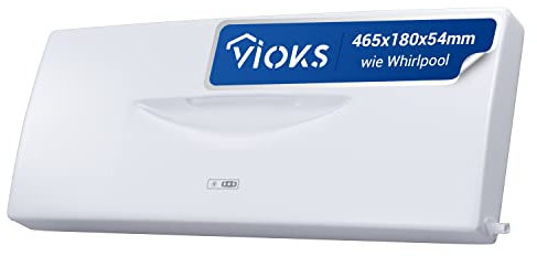 VIOKS Gefrierfachtür Klappe Ersatz für Whirlpool 481241619514 Kühlschrank Frostertür Gefrierfachtüre Gefrierfachklappe Eisfach Ignis 481241619711
