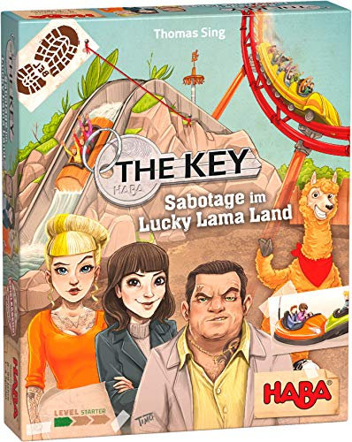 HABA 305855 - The Key – Sabotage im Lucky Lama Land, Spiel ab 8 Jahren, Made in Germany, bunt