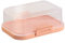 Engelland 1 beurrier empilable de qualité supérieure avec fermeture - Boîte en plastique - Rangement parfait dans le réfrigérateur - Sans BPA - Abricot.