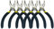 BOOSDEN Mini Lineman's Pliers, 5 Pack, 5 Inch High Leverage Cutting Pliers, Side Cutter Linesman Plier for Electrician Work or Jewelry Making