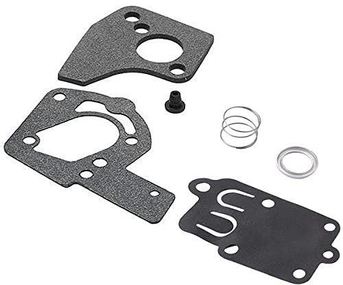 ZAMDOE Kit de membrane de carburateur 5021K avec joints pour Briggs & Stratton 80200 81200 82200 092252 133292 134202 135202 3 à 5 moteurs horizontaux HP, pour carburateur 498298 495951