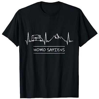 Wohnmobil Womo Sapiens Herzschlag Camping T-Shirt