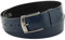 Vascavi Ledergürtel, 4 cm breit, Echtes Leder, Unisex Gürtel für Damen und Herren, MADE IN GERMANY, AM531-SL-Dunkelblau-90