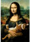 5D Diamant Painting set Full Kristall Strass Mona-Lisa-Katze Diamond Painting für Kinder/Erwachsene,DIY Diamant Malerei Zubehör für Wand Dekoration und Geschenk Round Drill 25x30cm