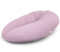 HOBEA-Germany Stillkissen 190 cm x 76 cm XXL Lagerungskissen Schwangerschaftskissen für Baby und Erwachsene Seitenschläferkissen Stillkissen mit Bezug aus Bio Baumwolle, Waffelmuster Mauve