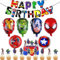 Superhelden Avengers Geburtstags Deko Jungen Luftballons Superhelden Party Dekoration Avengers Folienballons 24 Stück Cake Toppers Für Kindergeburtstag Deko