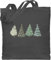 Baumwolltasche - Weihnachten Geschenke Christmas Bekleidung - Weihnachtsbäume - Unisize - Dunkelgrau - stofftaschen jutebeutel gross weihnachtlich weihnachtsmotiv weihnachtsbaum stoffbeutel